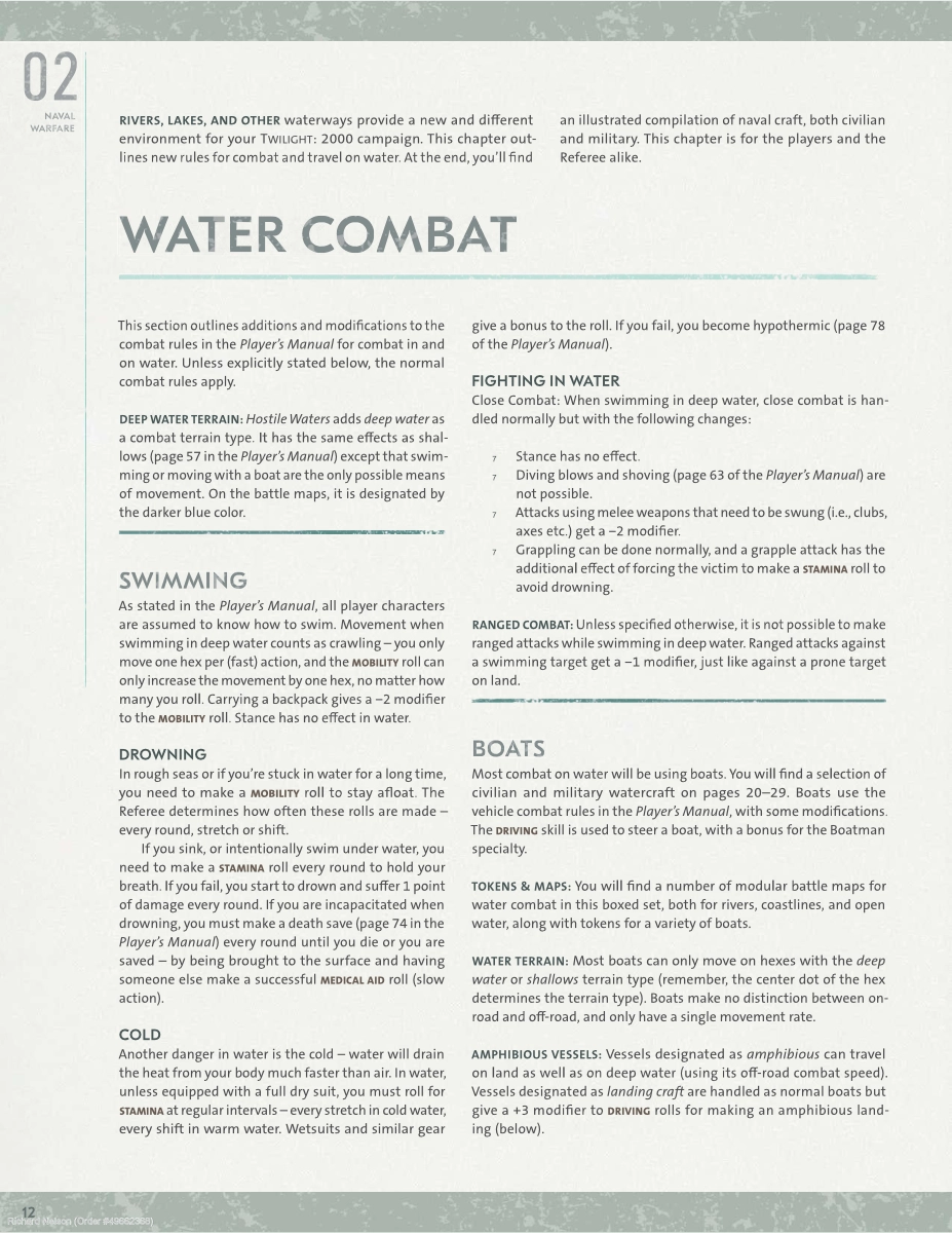 Hostile Waters New Rules and Equipment - Page 1